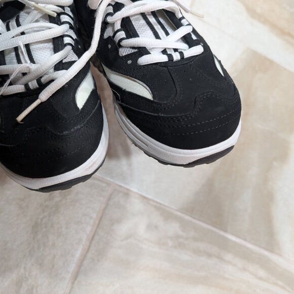 Skechers Black White Shape Ups Sneakers Size 8.5 2010 Y2K Shoes Women's Chunky - Picture 6 of 8